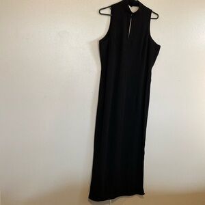 CDC evening Caren Desiree Company black Rayon open back sleeveless dress…